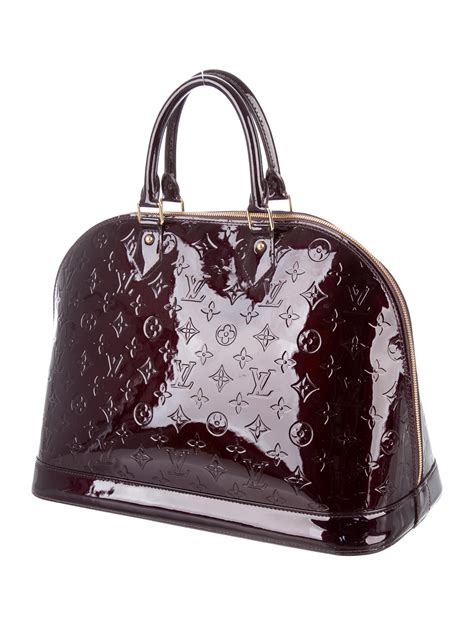 lv alma vernis mm price|louis vuitton alma purses.